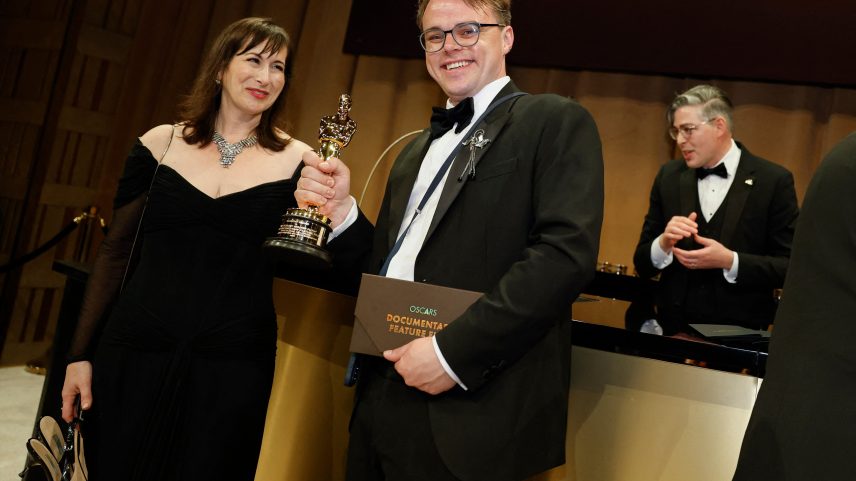 Pavel Talankin na cerimônia do Oscar