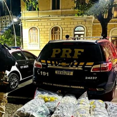 PRF prende dois homens com 50 kg de drogas na Ponte Rio-Niterói