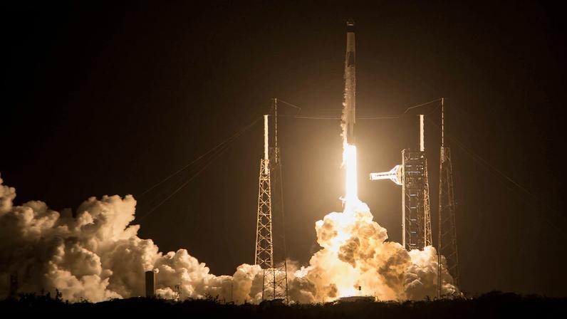 Foguete Falcon9 da SpaceX, empresa de Elon Musk