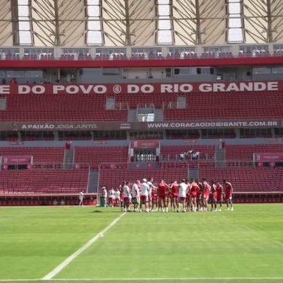 Inter realiza treino aberto no Beira-Rio