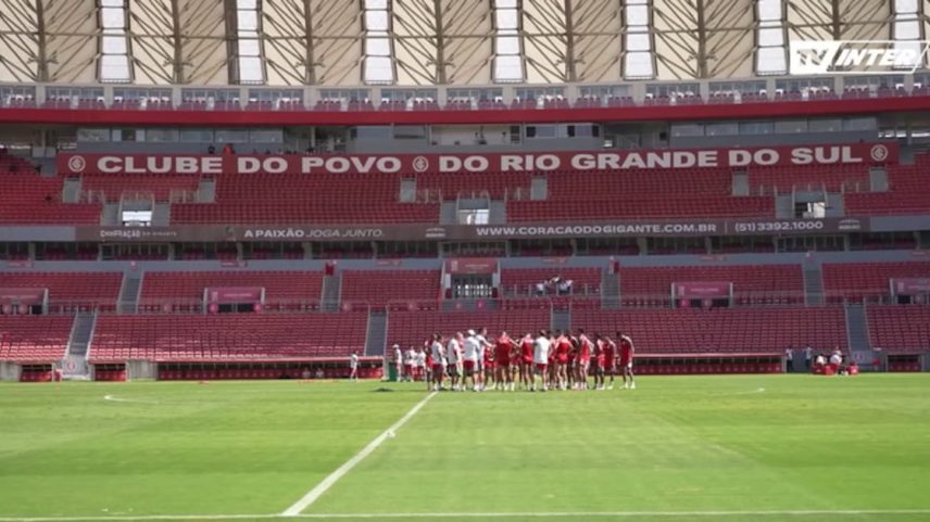 Inter realiza treino aberto no Beira-Rio