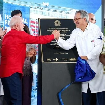 Lula e Padilha inauguram setor de trauma no Hospital Federal do Andaraí
