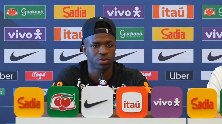 Vini Jr disse estar pronto para as cobranças na seleção brasileira