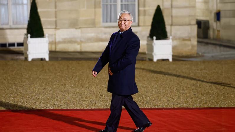 China's Vice Premier Zhang Guoqing, arrives for a meeting with international investors in IA at the Elysee Palace as part of the Artificial Intelligence (AI) Action Summit in Paris, France, February 10, 2025. REUTERS/Gonzalo Fuentes