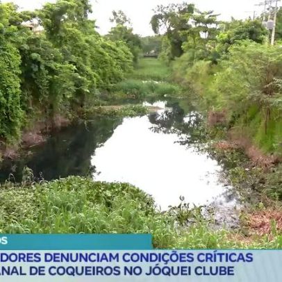 Moradores denunciam condições críticas do Canal Coqueiros em Campos (RJ)