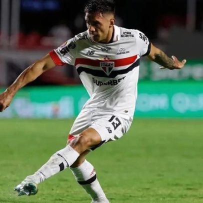 Enzo Díaz tem prazo para retorno ao São Paulo após desfalque contra Chapecoense