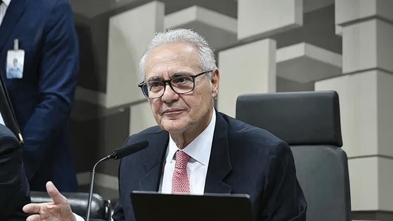 O senador Renan Calheiros (MDB-AL)