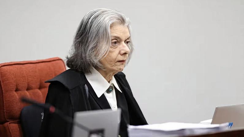 Carmen Lucia durante segundo dia de julgamento de Bolsonaro na 1ª Turma do STF — Foto: Antonio Augusto/STF