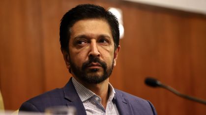 O prefeito de São Paulo, Ricardo Nunes (MDB)