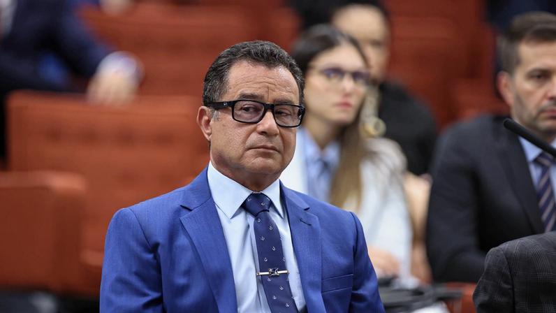 Trama golpista: Almir Garnier Santos durante o 1º dia de interrogatórios no STF; Mauro Cid e Alexandre Ramagem foram ouvidos na segunda-feira (9) — Foto: Ton Molina/STF