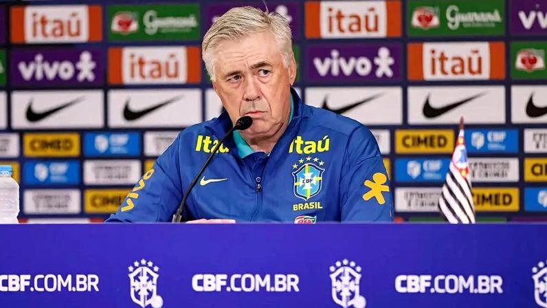Carlo Ancelotti fez a convocação para os amistosos para contra França e Croácia (Foto: Rafael Ribeiro/CBF)