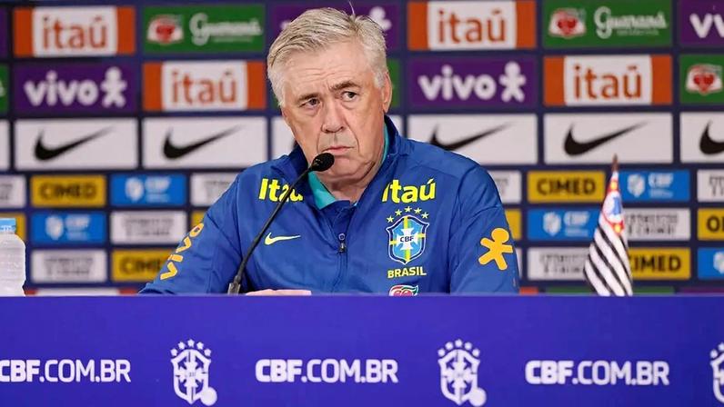 Carlo Ancelotti está em sete jogos no Brasileirão (Foto: Rafael Ribeiro/CBF)