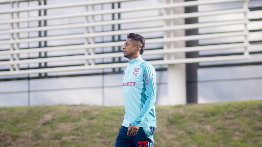 Bruno Henrique ainda não atuou com Jardim no Flamengo — Foto: Adriano Fontes/Flamengo