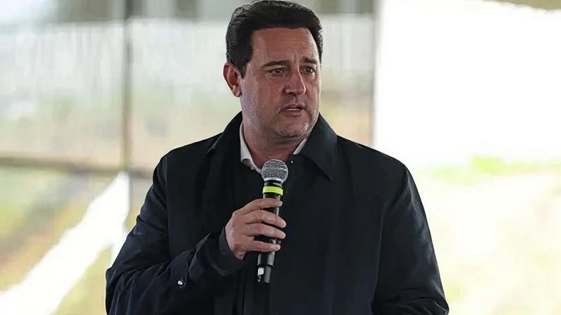 O governador do Paraná, Ratinho Junior (PSD)