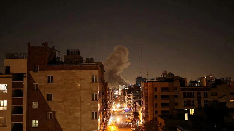 Smoke rises following an explosion, after Israel and the U.S. launched strikes on Iran, in Tehran, Iran, March 1, 2026. Majid Asgaripour/WANA (West Asia News Agency) via REUTERS