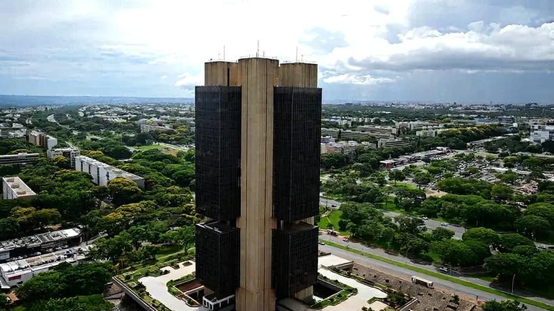 Vista aérea do Banco Central do Brasil, no Setor Bancário Sul, em Brasília. (Foto: Pedro França/Agência Senado)