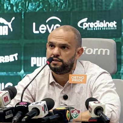 Acompanhe a coletiva do presidente do Fluminense, Mattheus Montenegro