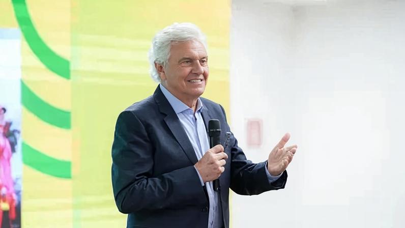 O governador de Goiás, Ronaldo Caiado
