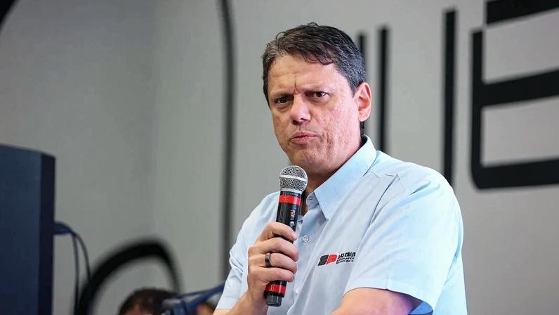 Tarcísio de Freitas, governador de SP. Foto: PAULO GUERETA/GOVSP