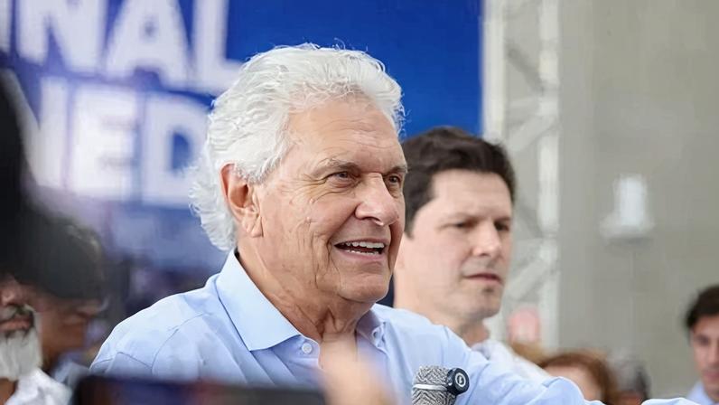 O governador de Goiás, Ronaldo Caiado