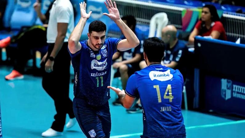 Minas pode confirmar classificação nesta rodada e se juntar a Cruzeiro, Campinas e Praia Clube (Foto: Hedgard Moraes/Minas Tênis Clube)