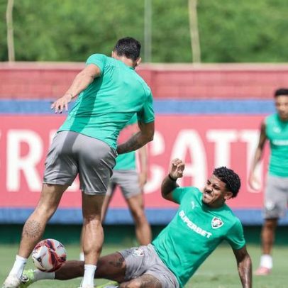 John Kennedy treina no Fluminense e pode ser opção contra Atlético-MG