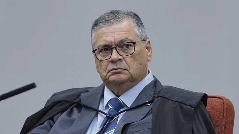 Flavio Dino durante julgamento de acusados de mandar matar Marielle — Foto: Rosinei Coutinho/STF