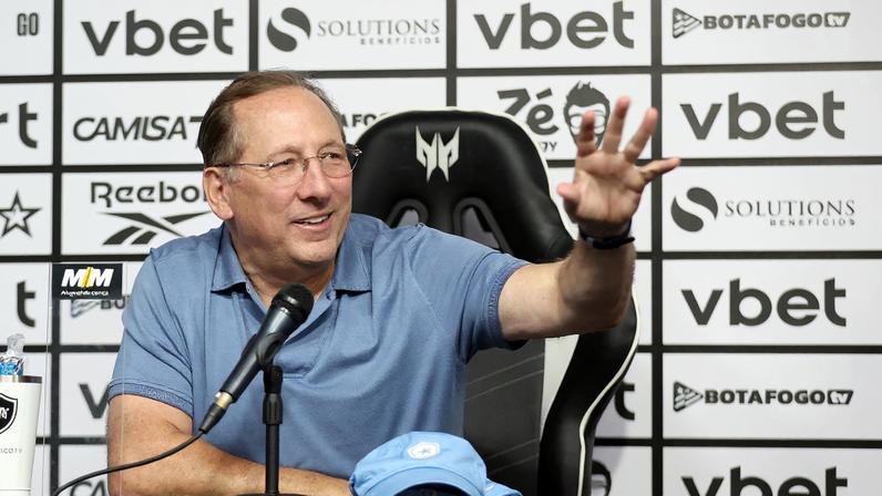 Textor, dono da SAF do Botafogo — Foto: Vitor Silva / Botafogo