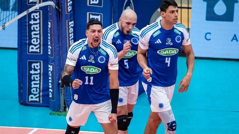 Semifinal do Sul-Americano 2026 - Sada Cruzeiro x Itambé Minas (Foto: Créditos: Agência i7/Sada Cruzeiro)