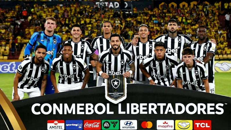 Botafogo empatou com o Barcelona-EQU fora de casa (Foto: Vítor Silva/Botafogo)