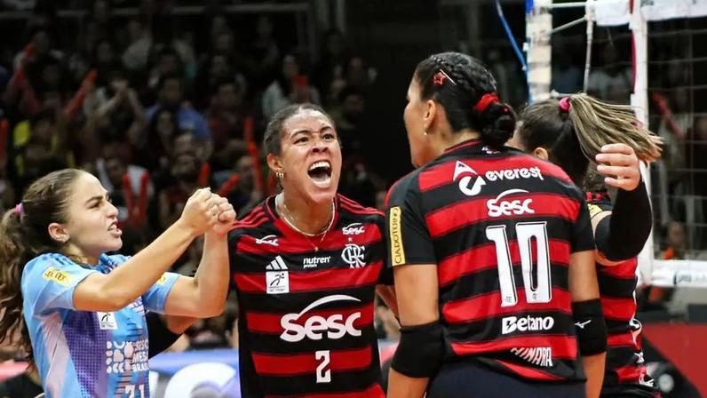 Sesc Flamengo vence Mackenzie e se aproxima das semifinais da Superliga