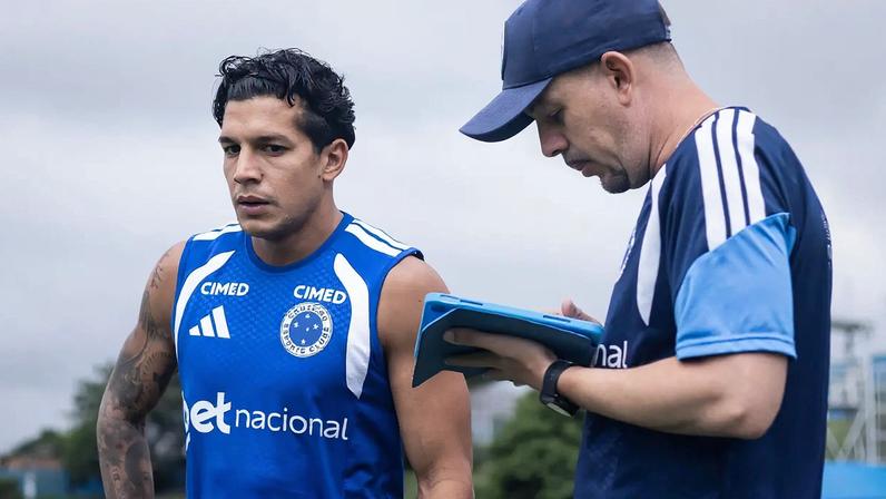 Treino, na Toca 2 (Foto: Gustavo Aleixo/Cruzeiro)
