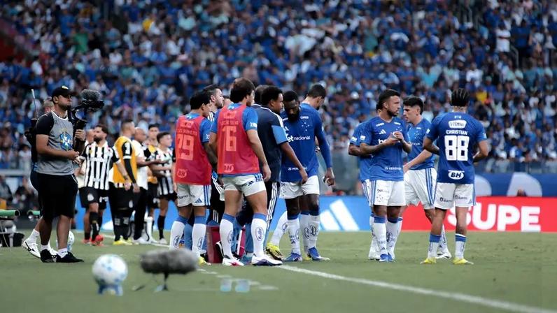 Cruzeiro x Santos no Mineirão (Foto: Gustavo Aleixo/Cruzeiro)