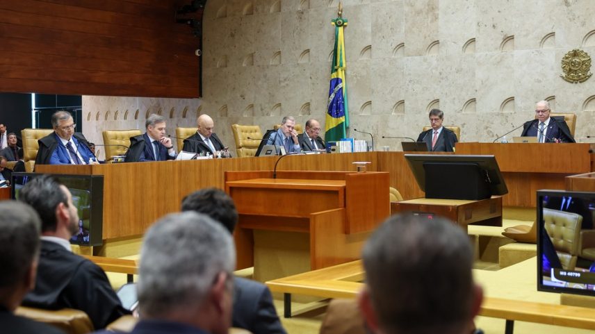 Sessão do STF que julgou prorrogação da CPI do INSS — Foto: Victor Piemonte/STF