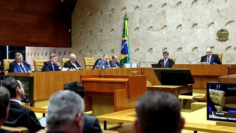 AMB reclama de remuneração de juízes em plenário do STF (Foto: Victor Piemonte / STF)