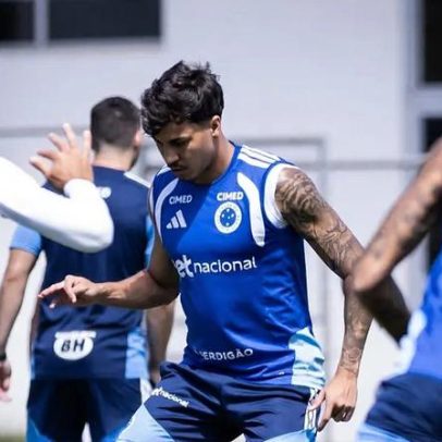 Kaio Jorge volta a treinar no Cruzeiro; Romero recebe atenção especial