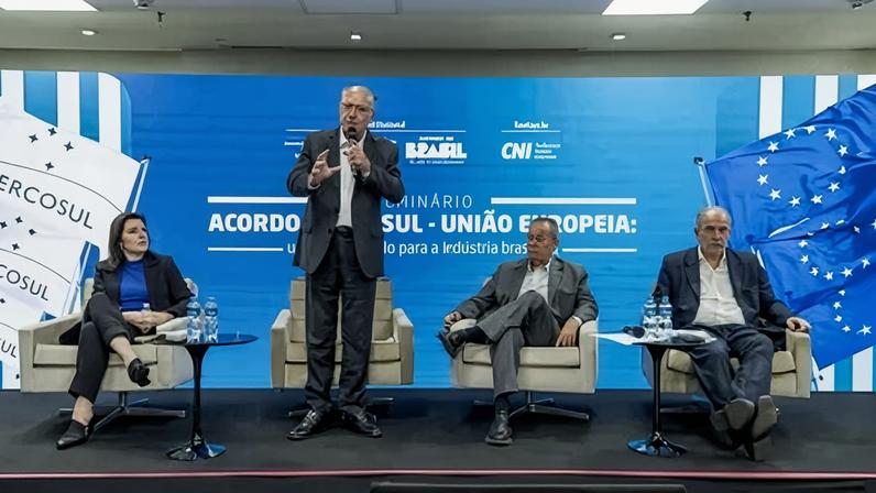 Anúncio foi feito durante o seminário Acordo Mercosul-União Europeia: um novo capítulo para a indústria brasileira, promovido pela Confederação Nacional da Indústria (CNI), em São Paulo