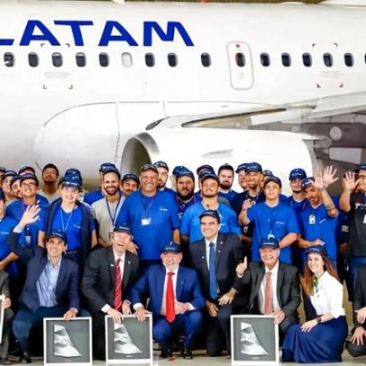 Lula e Alckmin visitam centro de manutenção da LATAM em São Carlos