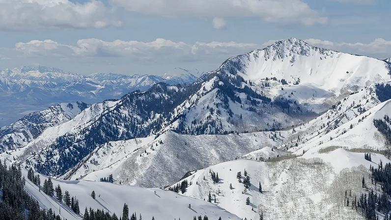 Vista da cordilheira Wastach, em Utah.