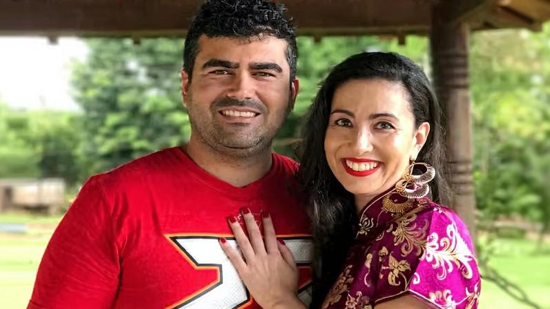 Lorena e Bruno, filhos de Amado Batista