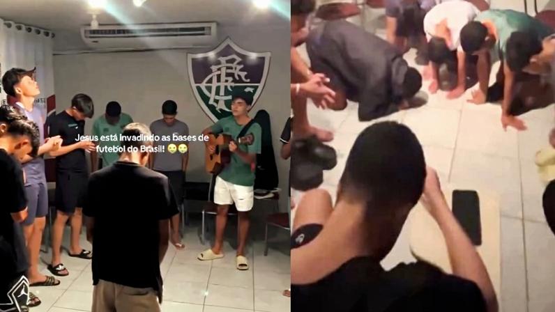 Jogadores da base do Fluminense criam célula no clube, Mover de Deus