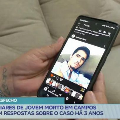 Familiares de jovem morto em Campos (RJ) buscam respostas após 3 anos