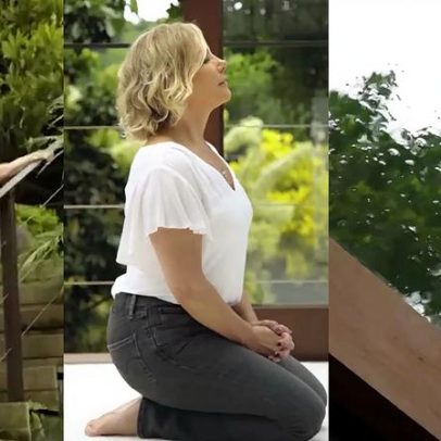 Mansão de Heloisa Périssé tem cômodo de oração com telhado de vidro e natureza