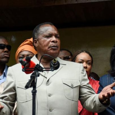 Presidente Sassou Nguesso é reeleito, segundo TV estatal