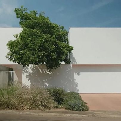 Jornalista de 58 anos vive refúgio sustentável de 500 m² com árvore do Cerrado