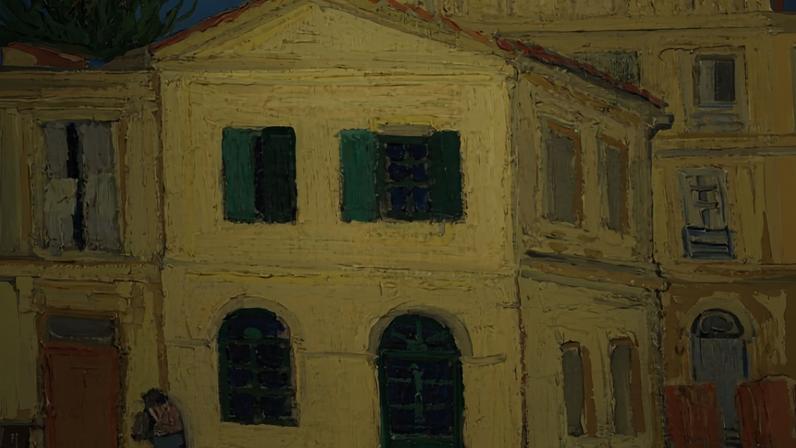 Van Gogh’s The Yellow House (September 1888) (detail)