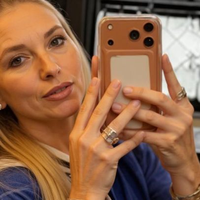 Virgínia usa blusa de grife de R$ 8,5 mil para ver Vini Jr. no Madrid x Getafe