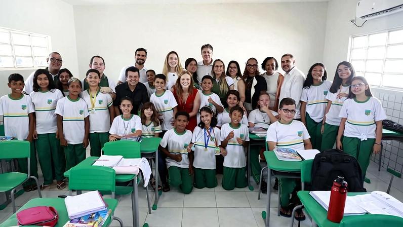 visita escola em Crateús (CE)