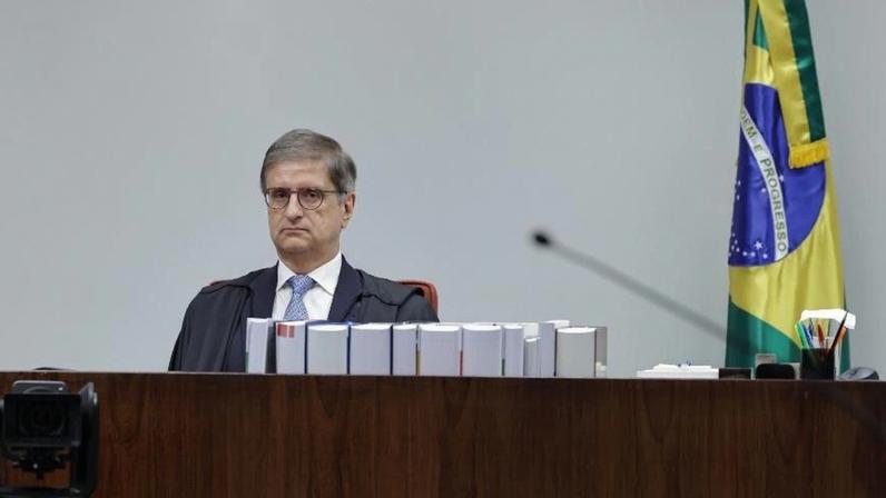 9.set.2025 - O procurador-geral da República, Paulo Gonet, no julgamento de Bolsonaro e de sete réus por tentativa de golpe de Estado