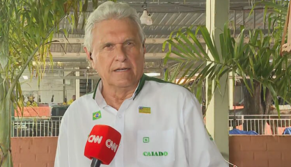 Ronaldo Caiado, em entrevista à CNN